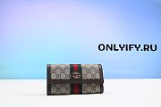 GC fabric flap wallet with Web - 1