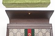 GC fabric flap wallet with Web - 3