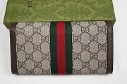 GC fabric flap wallet with Web - 2