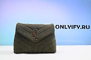 Saint Laurent Loulou crossbody bag Never worn Green, Suede 33051444 - 1