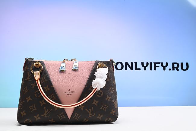LOUIS VUITTON V tote BB 2way shoulder hand bag M43967 - 1