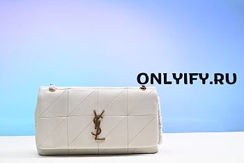 Saint Laurent Women's White Jamie Medium Shoulder Bag