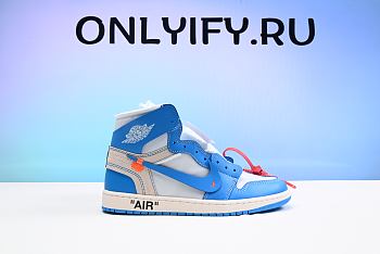 Air Jordan 1 Retro High Off-White University Blue AQ0818-148
