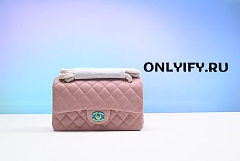 Chanel Mini Flap Bag With Top Handle Pink
