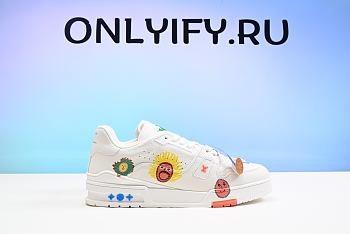 Louis Vuitton x Yayoi Kusama Trainer White Print 1ABD3G