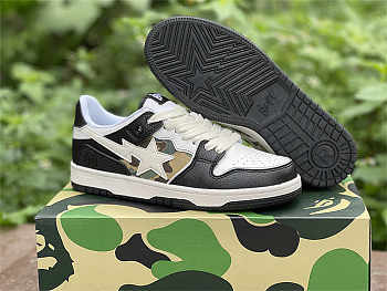 A Bathing Ape Bape SK8 Sta Black 1H20-191-033