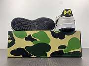 A Bathing Ape Bape SK8 Sta White Silver - 4