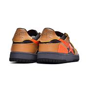 A Bathing Ape Bape SK8 Sta Brown Orange - 5