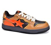 A Bathing Ape Bape SK8 Sta Brown Orange - 4