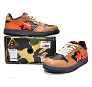 A Bathing Ape Bape SK8 Sta Brown Orange - 3