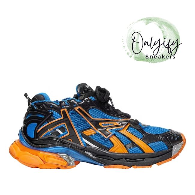 Balenciaga Runner Sneaker Blue Orange 677403 W3RB3 4719 - 1
