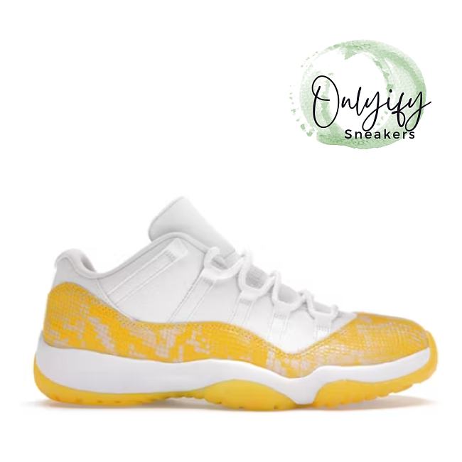 Air Jordan 11 Retro Low Tour Yellow Snakeskin (W) AH7860-107 (Release Date 05/11/2023) - 1