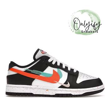  Nike Dunk Low Multiple Swooshes White Washed Teal (Women's) FD4623-131