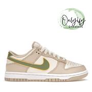  Nike Dunk Low Pale Ivory Oil Green (Women's) FQ6869-131 - 1