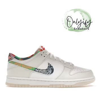  Nike Dunk Low White Multi-Color Paisley (GS) FN8913-141