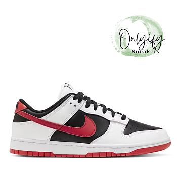  Nike Dunk Low Retro White Black University Red FD9762-061