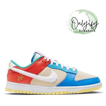  Nike Dunk Low Retro PRM Year Of The Rabbit Blue Orange Cream FD4203-111