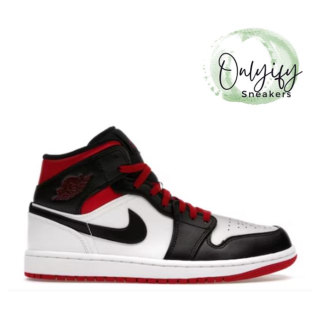 Air Jordan 1 Mid Gym Red Black Toe DQ8426-106 - 1