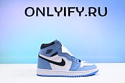 Air Jordan 1 Retro High White University Blue Black  555088-134 - 1