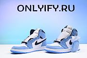 Air Jordan 1 Retro High White University Blue Black  555088-134 - 2