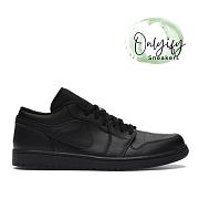 Air Jordan 1 Low Triple Black 553558-091 - 1
