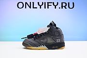 Air Jordan 5 Retro Off-White Black  CT8480-001 - 5