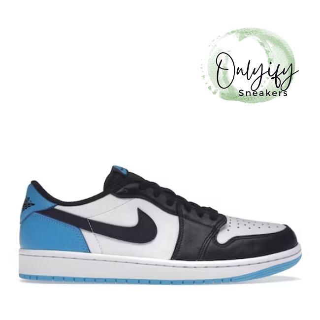 Air Jordan 1 Retro Low OG Black Dark Powder Blue CZ0790-104 - 1