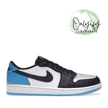 Air Jordan 1 Retro Low OG Black Dark Powder Blue CZ0790-104