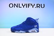 Air Jordan 6 UNC Tar Heels Six Championships PE - 4