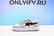 A Bathing Ape Bape Sta Low Grey Black - 5