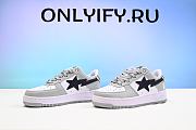 A Bathing Ape Bape Sta Low Grey Black - 3