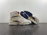 Air Jordan 8 Retro SP SoleFly Mi Casa Es Su Casa Sail Fossil Varsity Red Metallic Gold FJ2850-107 - 5