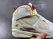 Air Jordan 8 Retro SP SoleFly Mi Casa Es Su Casa Sail Fossil Varsity Red Metallic Gold FJ2850-107 - 2