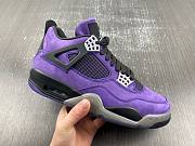 Air Jordan 4 Retro Travis Scott Purple 766296 LN4 - 2