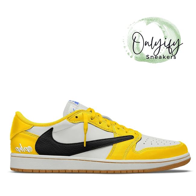 Air Jordan 1 Retro Low OG SP Travis Scott Canary DZ4137-700 - 1