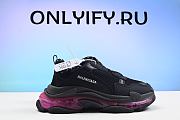 Balenciaga Triple S Sneaker ‘Clear Sole Black Pink Neon’ 541624-W2FR1-1053 - 1