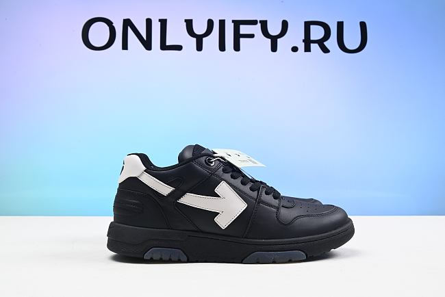 Off-White Out Of Office Calf Leather Black White - 1