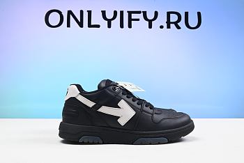 Off-White Out Of Office Calf Leather Black White