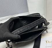 Dior Saddle Triple Pouch Black Dior Oblique Size 18 x 25 x 5 cm - 4