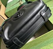 Gucci Double-G Leather Shoulder Bag Men Size 23.5 x 15.5 x 8 cm - 3