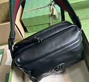 Gucci Double-G Leather Shoulder Bag Men Size 23.5 x 15.5 x 8 cm - 4
