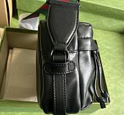 Gucci Double-G Leather Shoulder Bag Men Size 23.5 x 15.5 x 8 cm - 5