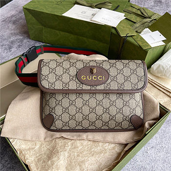 GUCCI Neo Vintage GG Supreme BeltBag-24*16.5*4CM