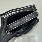 Prada Black Medium Leather Bag22x14x8cm - 4
