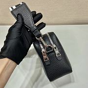 Prada Black Medium Leather Bag22x14x8cm - 3