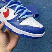 Pepsi x Nike Dunk Low Custom White Blue Red - 3