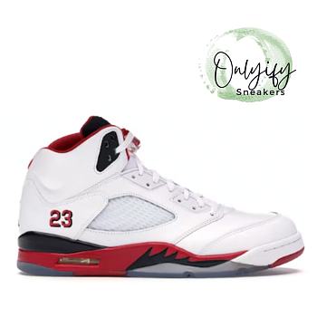 Air Jordan 5 Retro Fire Red Black Tongue (2013) 136027-120