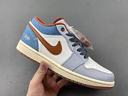 Air Jordan 1 Low Phantom Denim FZ5045-091 - 4