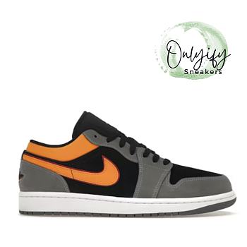 Air Jordan 1 Low ‘Black Grey Orange’ FN7308-008