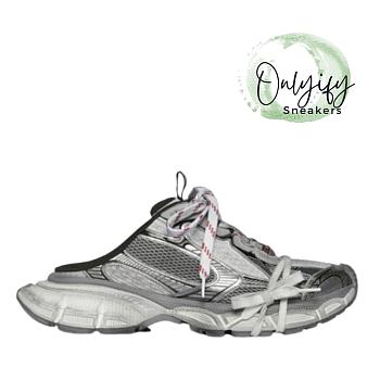 BALENCIAGA MEN'S 3XL MULE IN GREY 542228 W1RB5